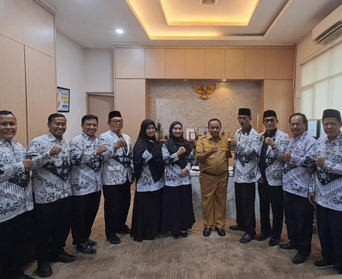 PGRI Kota Cilegon Bahas Persiapan Pelantikan dan Program Prioritas Bersama Sekda Cilegon