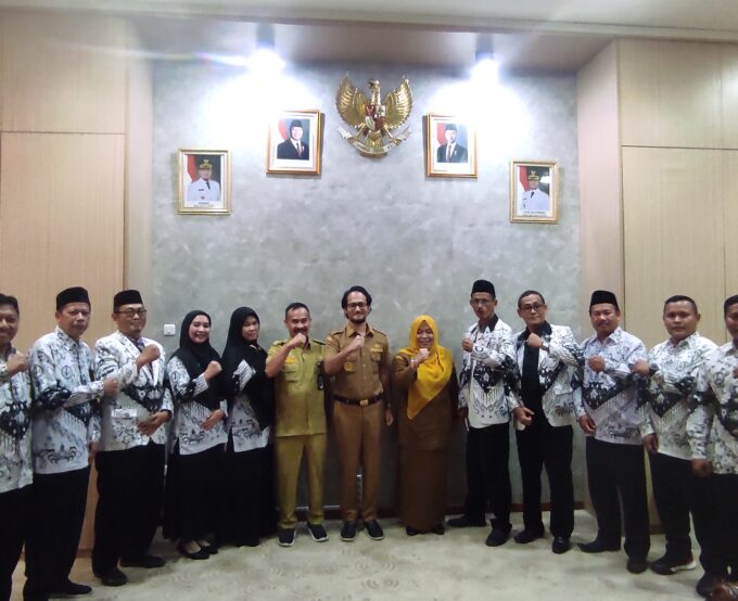 PGRI Kota Cilegon Sambangi Wakil Walikota Fajar Hadi Prabowo, Bahas Program Strategis dan Peningkatan Kompetensi Guru
