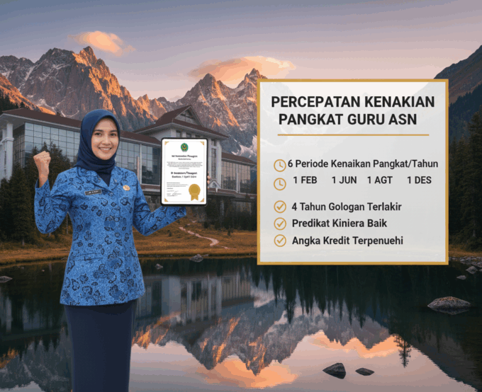 Periodisasi Kenaikan Pangkat PNS Berubah Menjadi 12 Kali Setahun, PGRI Cilegon Minta Guru PNS Segera Cermati Peraturan BKN Terbaru