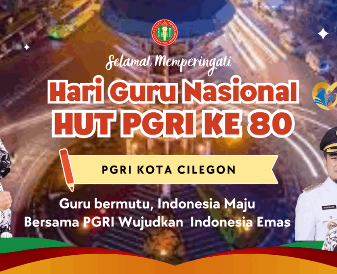 Solidaritas dan Semangat Guru Cilegon Guncang Alun-Alun di HUT PGRI Ke-80