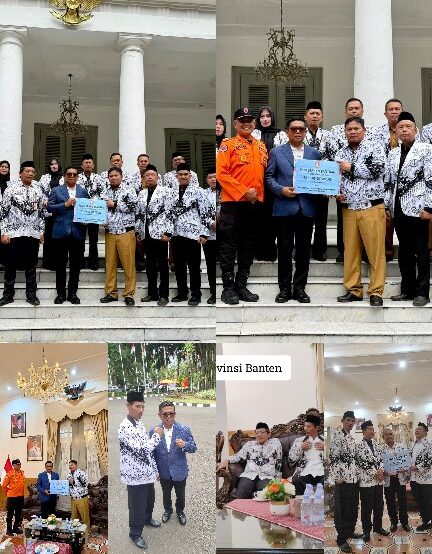 Gubernur Andra Soni Apresiasi Solidaritas PGRI Banten: Donasi Rp1 Miliar Diserahkan untuk Korban Bencana