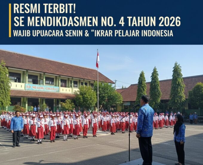 Mendikdasmen Rilis Aturan Baru Upacara Bendera: Wajibkan "Ikrar Pelajar" dan Lagu Persahabatan di Sekolah
