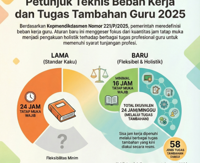 Kemendikdasmen Terbitkan Aturan Baru: Solusi Beban Kerja 24 Jam dan Pengakuan Tugas Tambahan Guru