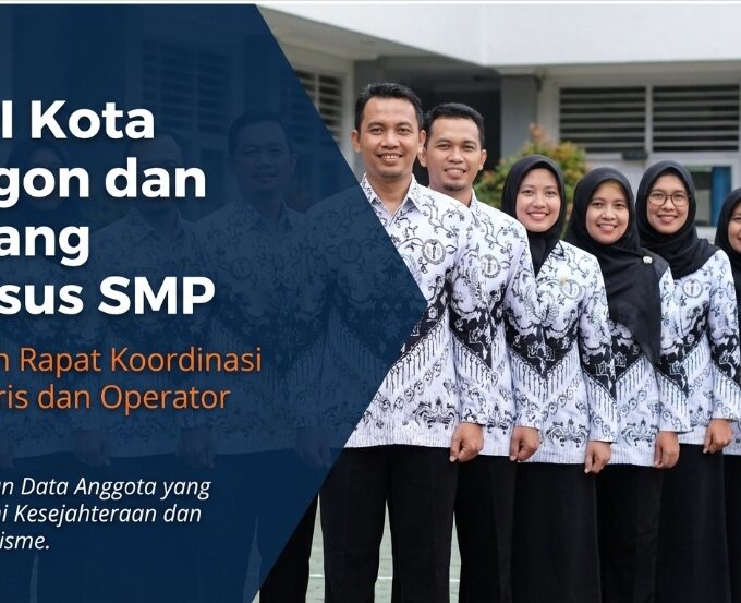 PGRI Cabang Khusus SMP Kota Cilegon Perkuat Administrasi Digital dan Mutu Anggota