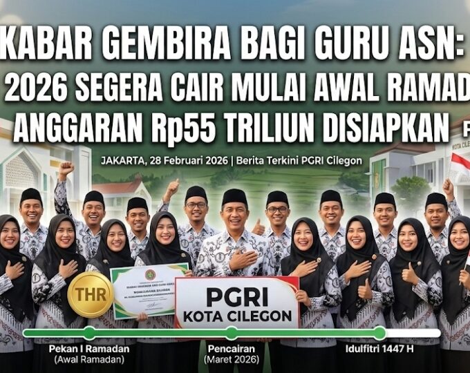 Kabar Gembira bagi Guru ASN Cilegon: THR 2026 Segera Cair, Anggaran Rp55 Triliun Disiapkan