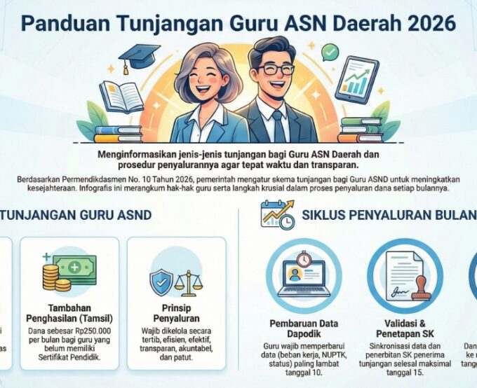 Kemendikdasmen Terbitkan Juknis Baru Tunjangan Guru ASN Daerah 2026: Upaya Perkuat Kesejahteraan dan Profesionalisme