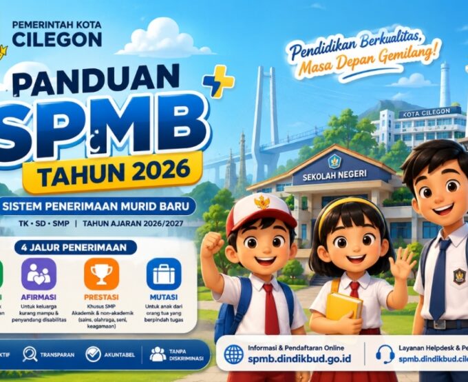 Wujudkan Pendidikan Berkeadilan, Pemkot Cilegon Resmi Terbitkan Panduan Penerimaan Murid Baru (SPMB) Tahun 2026