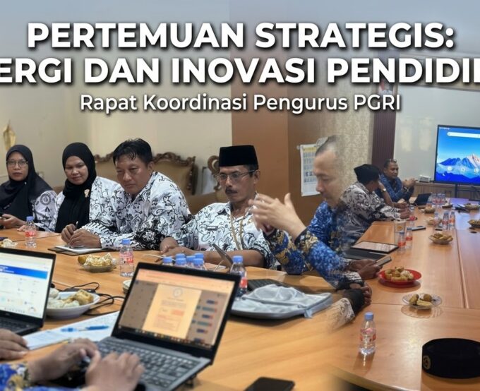 Sinergi Kesejahteraan dan Integritas: PGRI dan Dinas Pendidikan Kota Cilegon Gelar Diskusi Strategis Penguatan Tata Kelola Guru