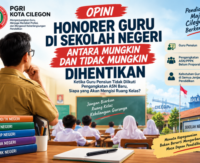 HONORER GURU DI SEKOLAH NEGERI: ANTARA MUNGKIN DAN TIDAK MUNGKIN DIHENTIKAN